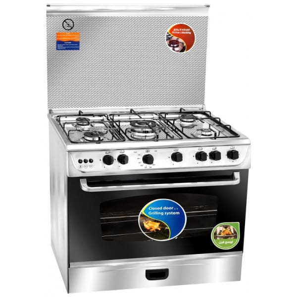 Cuisinière à Gaz UNIONAIRE 5 Feux inox Cuisinière à Gaz UNIONAIRE 5 Feux inox
